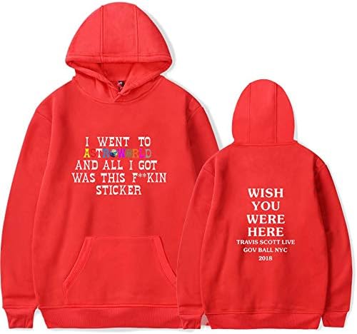 Freshvine Hoodiest Teenagers Astroworld Pattern Spring Hoodie Sweatshirt Optional Size for Men Women