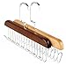 Hair Extension Hanger-Lightweight, Waterproof and Portable, Multi-functional Hanger, Hair Extension Storage, Hair Extension Holder suitable for All Kinds of Hair Extensions, Wigs and Clips (brown)