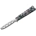 LetsFunny Butterfly Knife Trainer Enhanced Practice Training Knife Tool Unsharpened Blade No Offensive practice, good for Beginners and boys