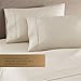 HC Collection Pillow Cases Standard Size/Queen Size Set of 2- Microfiber, Extra Soft Pillowcases - Easy Care & Machine Washable - Cream