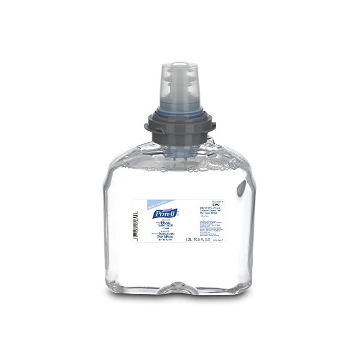 Purell Advanced Hand Sanitizer Foam, Clean Scent, 1200 mL Hand Sanitizer Foam Refill TFX Touch-Free Dispenser (Pack of 2…
