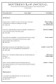 Southern Law Journal, Vol. XXV, No. 2, Fall 2015