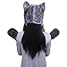 Plush Hat Novelty Cap Animal costume Beanie With Long Paws-Wolf