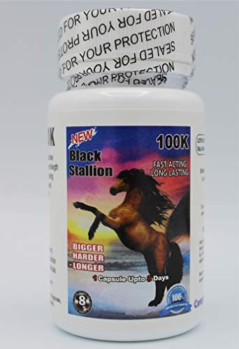 BLACK STALLION 12000 Male Enhancement Stimulant Sexual Performance (10)