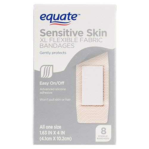 Equate Sensitive Skin XL Fabric Bandages (8 Count) - Image 2