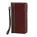 AceAbove IPH6S-AS-RED Wallet Case, Chest Nut Genuine Leather Wallet Cover with Card Slots and Hand Strap for Apple iPhone 6S/6