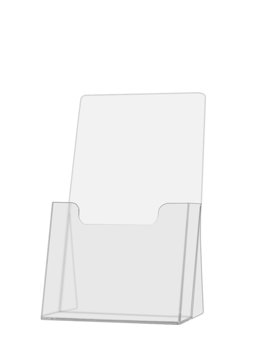 Marketing Holders 4" TriFold Brochure Holder Flyer