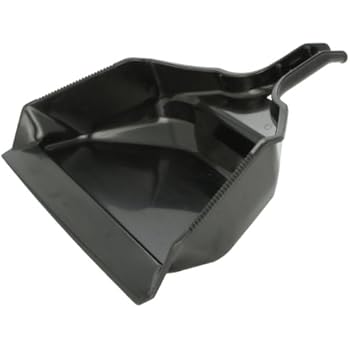 Rubbermaid Commercial 16 in Extra Large Heavy Duty Dustpan, Black, (FG9B5900BLA)