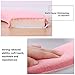 saounisi Toilet Seat Cover Washable, Padded Cushion Warm Soft Thick Fuzzy Round Elongated Washable Disposable Large Blue 1 Pack