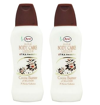 ayur herbals cocoa butter body care lotion