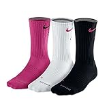 New Nike Women's 3 Pack Dri-Fit Fly Crew Socks