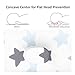 Baby Pillow, MALOMME Infant Pillow Soft Baby Head Shaping Pillow for Sleeping Organic Cotton Washable 3D Breathable Air Mesh Protection for Flat Head Syndrome