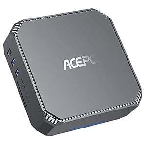 ACEPC Mini PC, 6GB DDR3/ 120GB Rom Intel Celeron J3455 Processor Windows 10 Pro (64-bit) Mini Desktop Computer with…