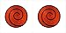 Application Naruto Uzumaki Logo Theme Cosplay Applique Patch Great Gift for Parties, Decoration. Or Collecting! J&C Family Owned Brand 2-Pack Gift Set