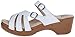 Dansko Women's Shelby White Leather Wedge Sandal