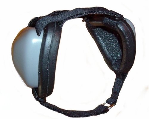 Mutt Muffs DDR337 Hearing Protection for Dogs, Gray, X-Large