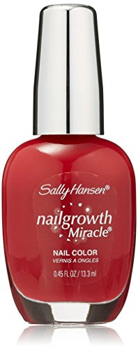 Sally Hansen Nail Growth Miracle, Stunning Scarlet, 0.45 Fluid Ounce