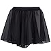 Girls' Dance Basic Classics Chiffon Collection Wrap Skirt From Fitdance ( 130, Black )