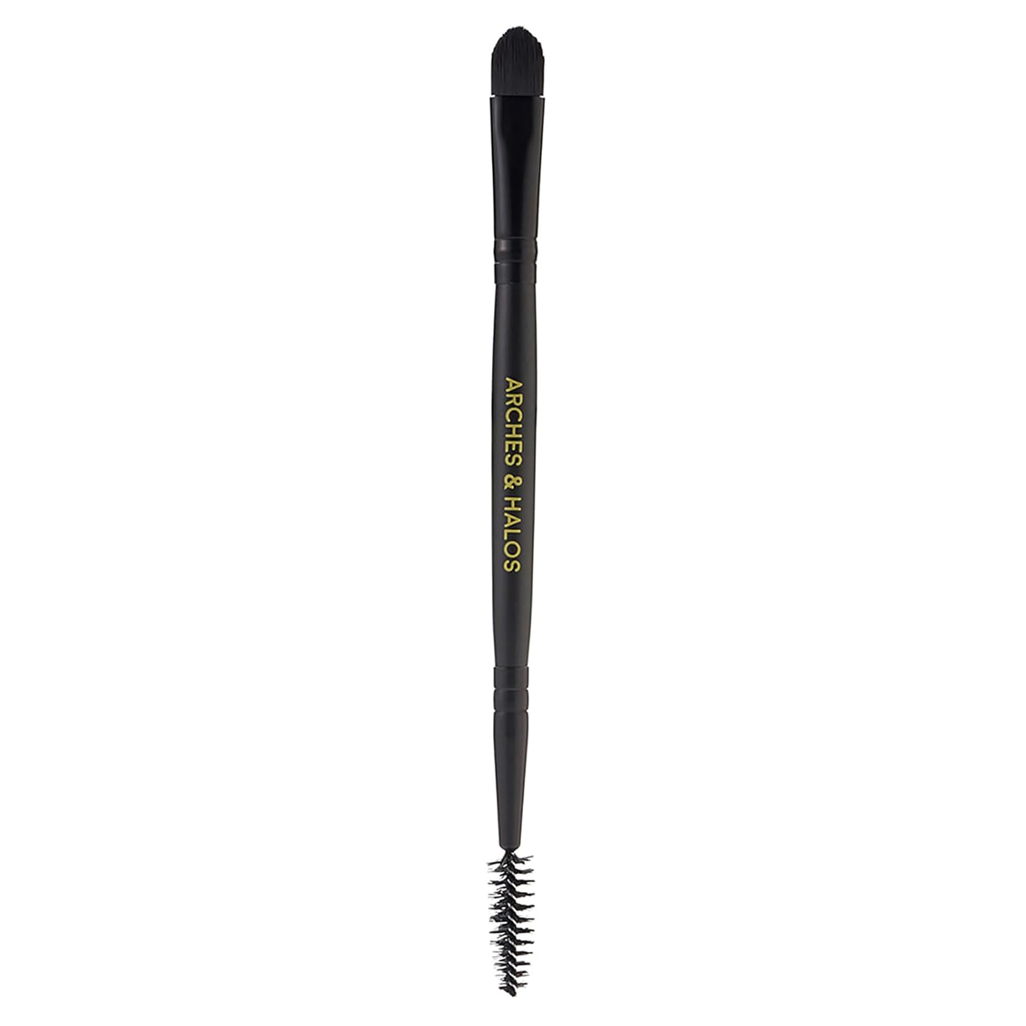 Arches & Halos Dual Ended Blending Brush - Blending, Contouring Tool for Clean, Sculpted Brows - Two-In-One Applicator for Brow Combing and Styling - Professional Grade, Dermatologist Approved - 1 pc