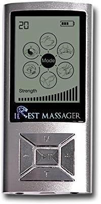 iRest Massager Tens Unit Lifetime Warranty Tens Machine for Drug Free Pain Management, Back Pain and Rehabilitation (Silver)