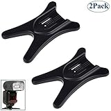 RAYSUN 2 Packs Camera Hot Shoe Flash Stand with 1/4