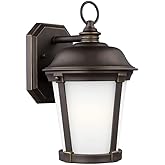 Generation Lighting 8650701-71 Medium One Light Outdoor Wall Lantern, Antique Bronze