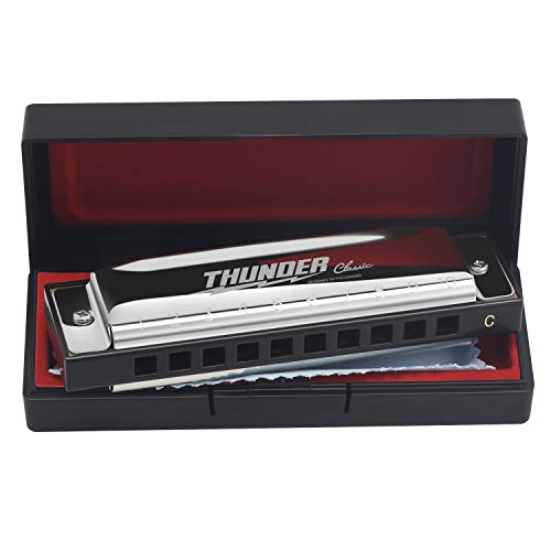 Focusound Thunder Harmonica for Beginners, Diatonic, Key of C