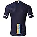 Santic Cycling Jerseys Men's Short Sleeve Bike Shirts Full Zip Bicycle Jacket with Pockets …