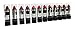 IntiMD 12 DuraColor Mushroom Infused Lipsticks Women Set Long Lasting, Non Fading Colors, Rich Texture, Matte Finish | For Bachelorettes, Party Favors, Novelty Gag Gifts, Birthday Parties, Nights Out