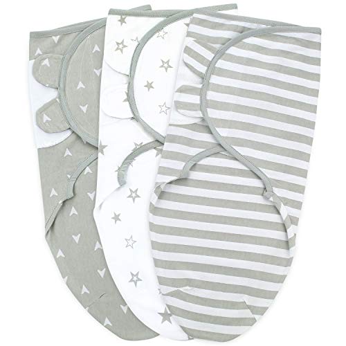 Baby Wearable Blanket, Unisex Sleeping Sack for 0-6 Months , Small Size, Sleeveless Transition Swaddle with 2-Way Zipper, 0.5 Tog Breathable Cotton Sleep Bag Sacks