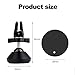 MUniqe Universal Magnetic Mini Air Vent Car Mount Holder Cradle,Suitable for iPhone X 8/7/7Plus/6s/6Plus/5S, Galaxy S5/S6/S7/S8, Google Nexus, LG, Huawei and More Smartphone (Black)