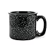 Marble Creek Ceramic Campfire Mug, 15oz - Set of 4 (Black)