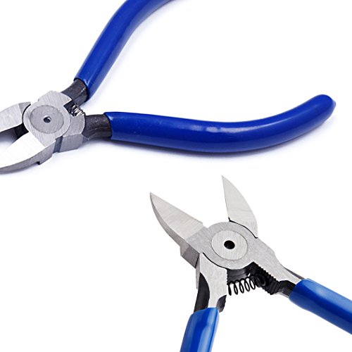 Seitenschneider, ALEENFOON 160mm 6.3 Zoll Drahtschneider Zange Kabelschneider Seitenschneider mit Federbelastetem… – Bild 6