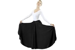 Danzcue Womens Long Full Circle Dance Skirt