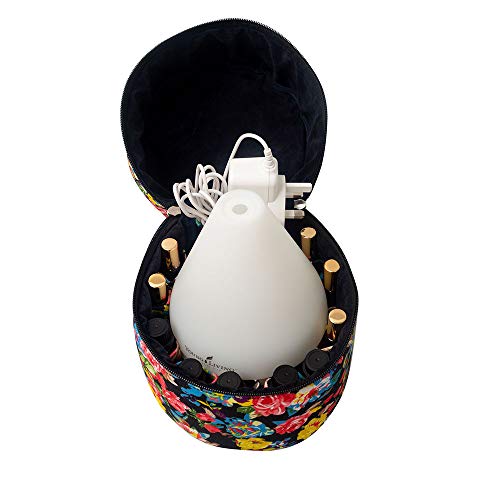 ❤Ywoow❤ Sticker,10-Bottle Essential Oil Diffuser Carrying Case Tote Aromatherapy Bag for DoTERRA