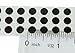 ChromaLabel 1/4 Inch Circle Sticker Labels, Easy to Write On Colored Sticker Dots, Permanent Color Coding Labels - 1000 Colored Sticky Dots per Roll, Black Stickers