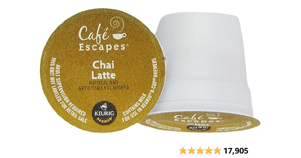 Keurig Cafe Escapes Chai Latte K-Cups 