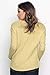 Tops for Women Twist-Knot Long-Sleeve Loose-Shirts Scoop-Neck Casual-Tunics Yellow L