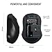 cimetech Wireless Mouse for Laptop, 2.4G High Precision 1600 DPI Cordless Optical Wireless Mouse Mice with USB Nano Receiver Mini Portable Computer Copact (Black)