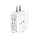 Quick Charge 3.0 YUNSONG Certified 18W USB Wall Charger Compatible with Galaxy Note8 / S8 / S8+, LG G6 / V30, HTC 10 and More (White)