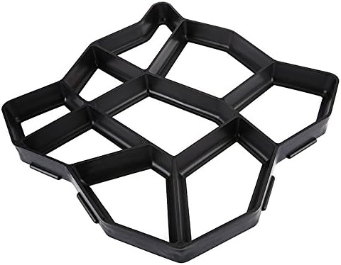 MCTECH DIY Pathmate Hormigón Forma Jardín Plástico Path Pavimento ...