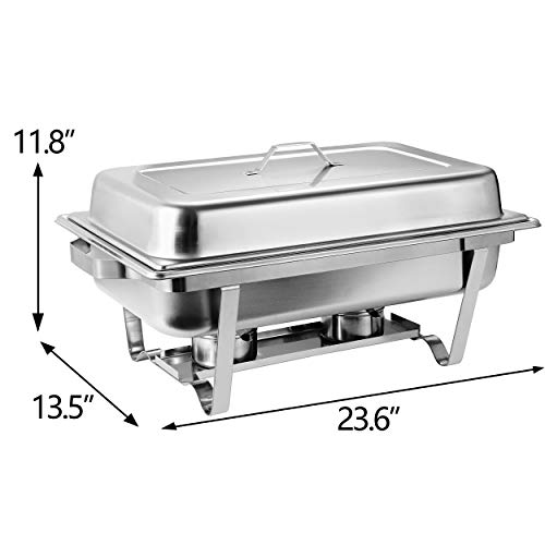image for Nova Microdermabrasion Stainless Steel Chafing Dish Full Size Chafer D