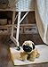 Nat and Jules Standing Large Pug Dog Children's Plush Stuffed Animal Toy