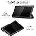 10.1 inch Tablet Case for Lenovo Tab M10 (TB-X505F/ TB-X605F), DETUOSI Ultra Slim Premium Folding Stand Cover Lenovo Tab M10 Case for Lenovo 10.1 inch Tablet Model: 2019 TB-X505F & 2018 TB-X605F,Black