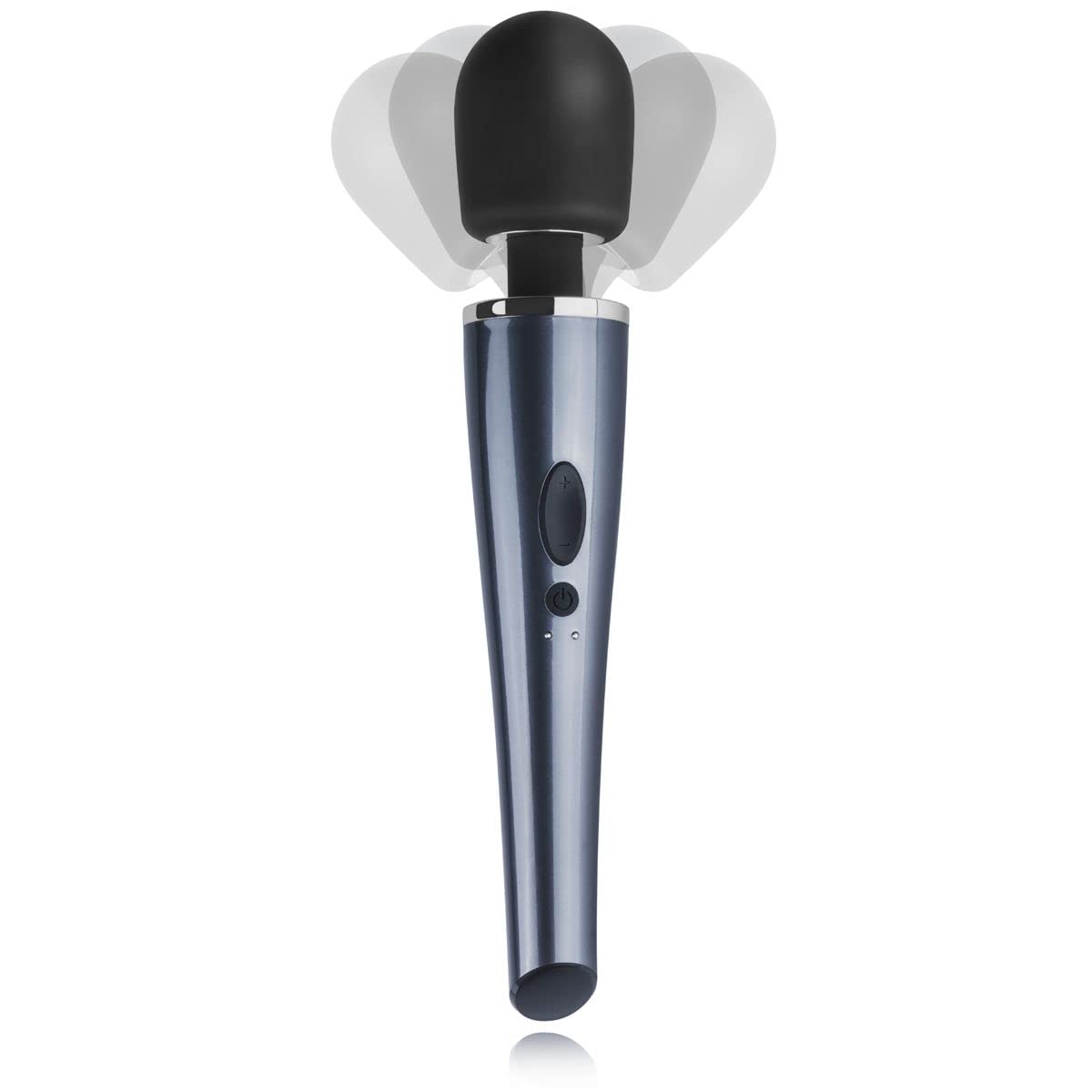 Teazers Wand Massager Black Lightning - Wireless Therapeutic Massager to Relax the Muscles or Stimulate Erogenous Zones - Rechargeable and Waterproof - Black