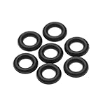 Dophee 100Pcs Stems/Flights Darts Tip Rubber O Ring Black Gasket Grip Washer Grommets