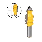 Promisy Reversible Router Bits For Door and Window Cupboard Fishtail Arm knife Joinery Router Bits For Woodworking Milling Cutter Bits 1/2