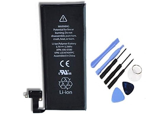 1430mAh Internal Replacement 3.7V Li-ion Battery For iPhone 4S A1387 W/Toolkit