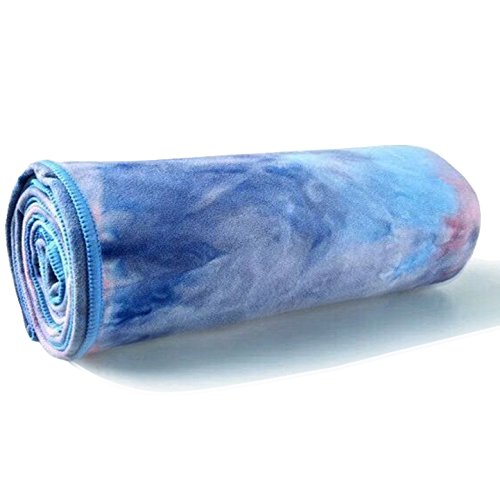 image for Ewedoos Yoga Mat Towel - Super Soft, Sweat Absorbent, Non-Slip Bikram 