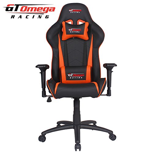 GT-Omega-Pro-Racing-Sedia-da-ufficio-in-pelle-colore-nero-e-arancione
